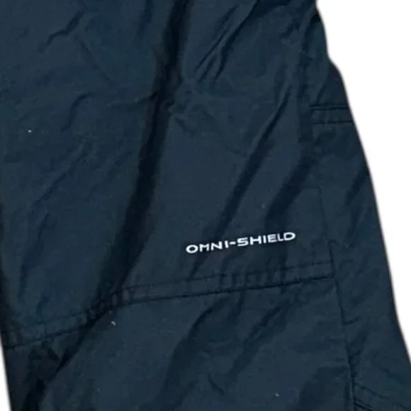 Kids Columbia Omni Shield Black Ski Snow Bibs Insulated Waterproof 4/5 Youth - Picture 5 of 8